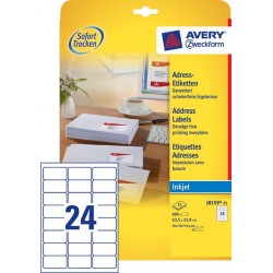 Etiket Avery J8159-10...